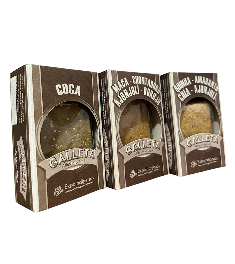 Galletas de coca. Expoindigenas