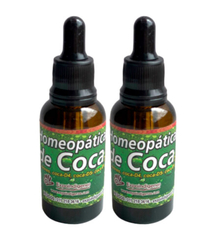 Gotas homeopáticas de coca (30 ml)