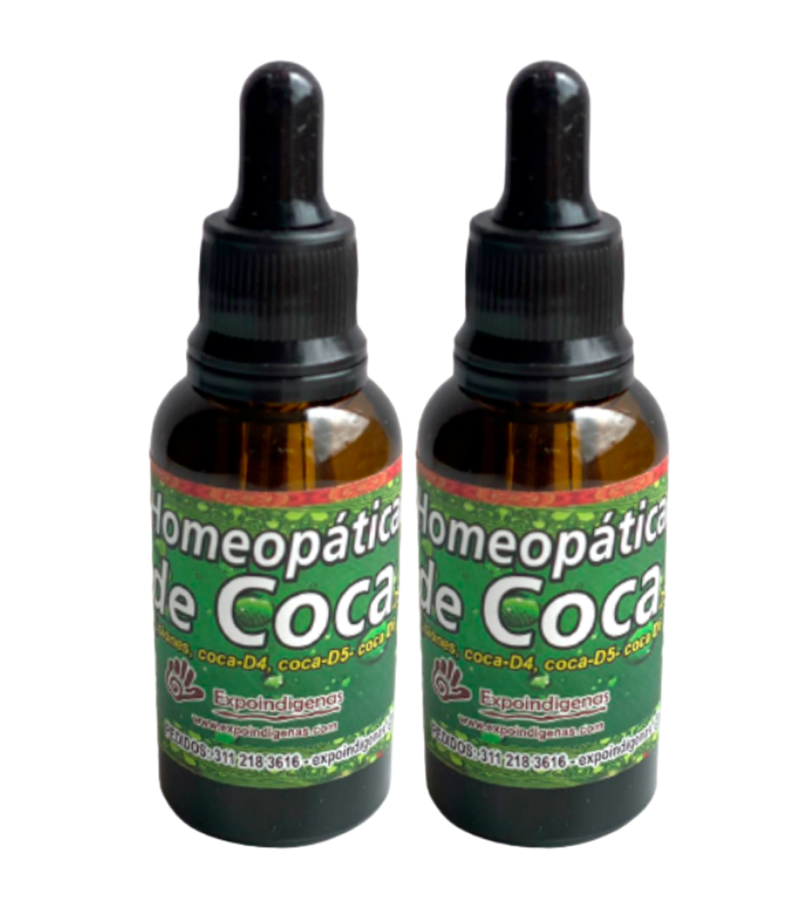 Gotas homeopáticas de coca. Expoindigenas