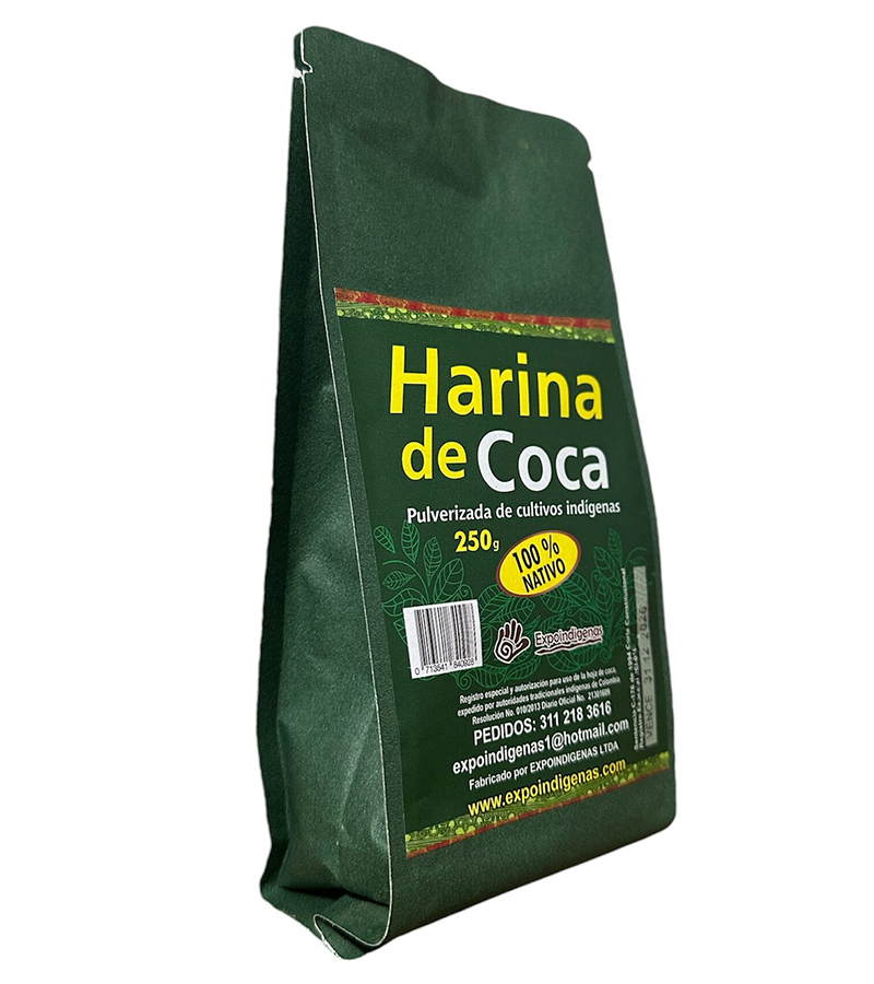 Harina de coca x250. Expoindigenas