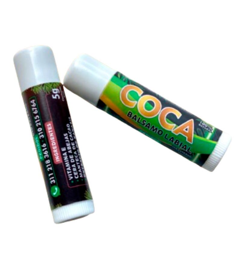 Labial de coca. Expoindigenas