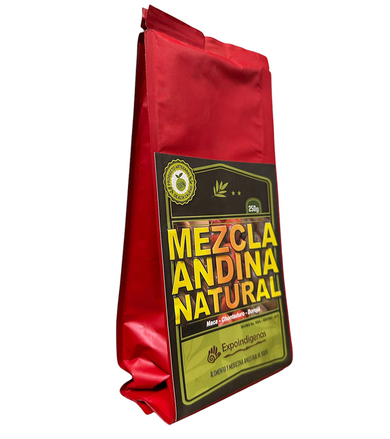 Mezcla andina natural x250g. Expoindigenas